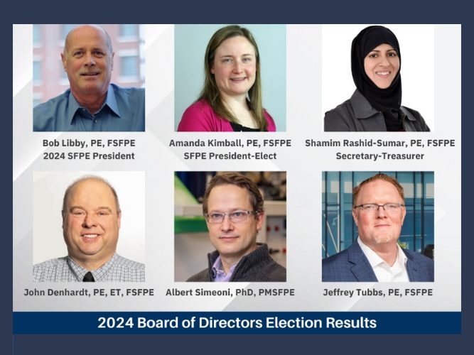 Bob Libby, PE, FSFPE, Named 2024 President of the Society of Fire